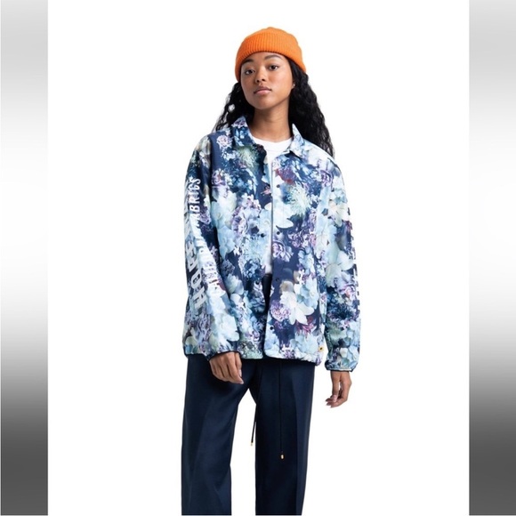 NWT!Herschel Supply Co - Hoffman Collection Coach winter floral jacket - Picture 1 of 2